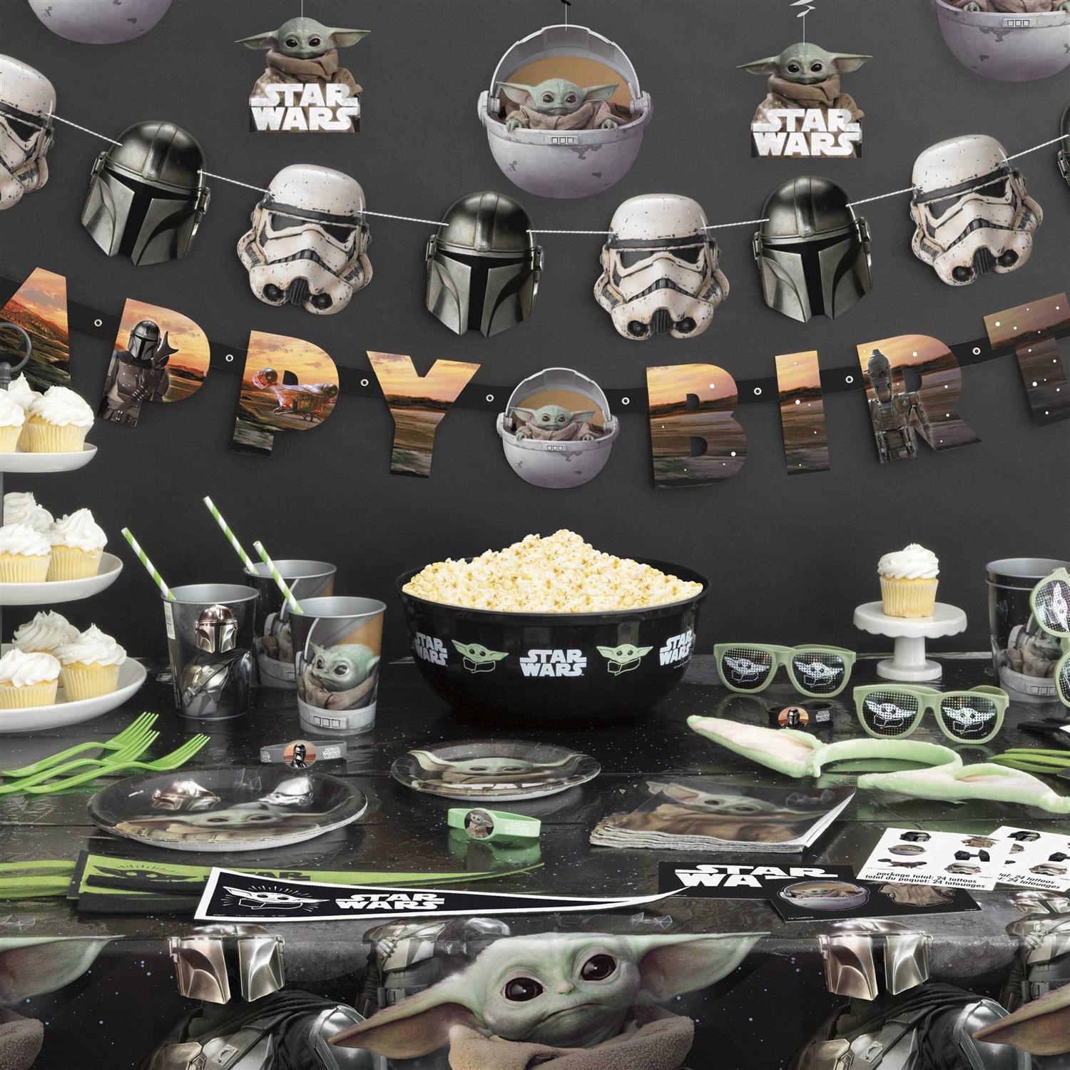 Star Wars The Mandalorian The Child Baby Yoda Birthday Paper Luncheon Napkins - Image 5