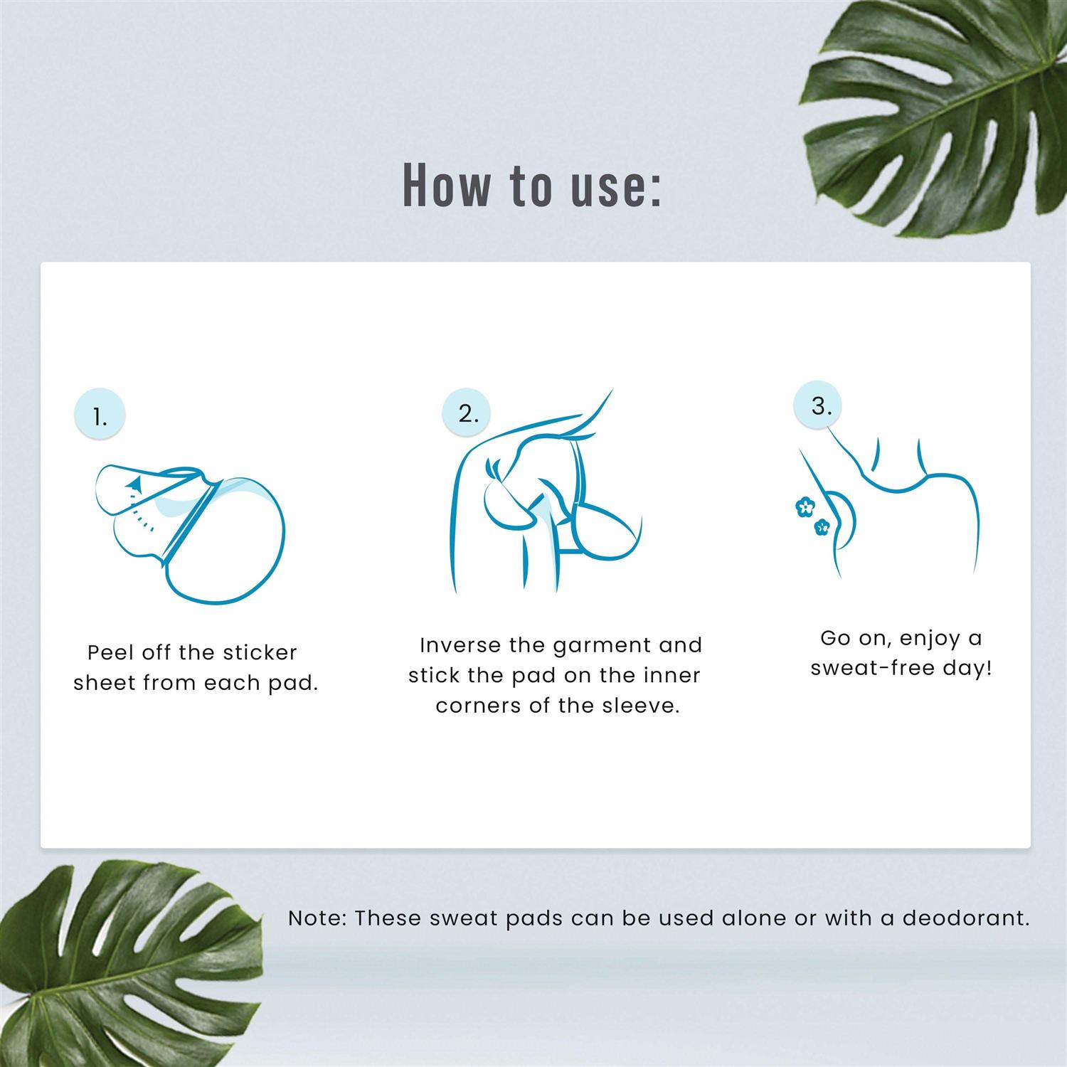 Sirona Disposable Underarm Sweat Pads Pads - Image 3