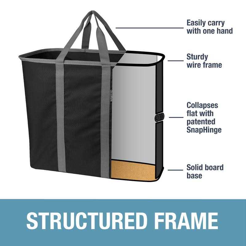Clevermade Collapsible Fabric Laundry Basket Foldable - Image 5
