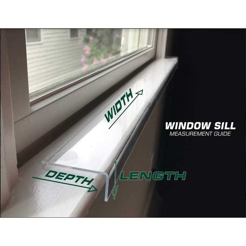CLAWGUARD Window Sill Protector Strong Transparent Protection Scratching - Image 3