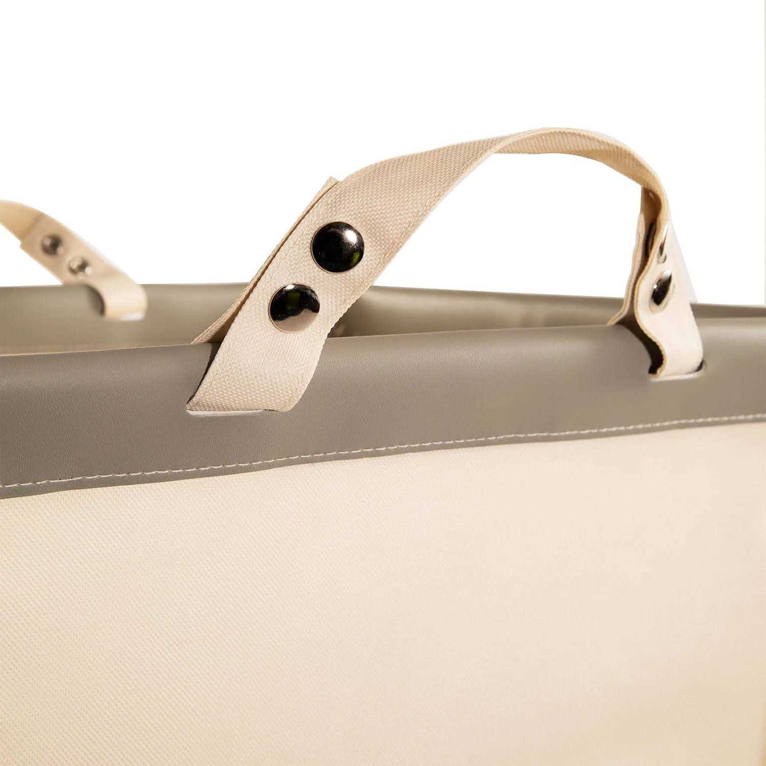 Seville Classics Commercial Grade Heavy-Duty Extra-Large Canvas Wheeled Laundry Hamper - Image 3