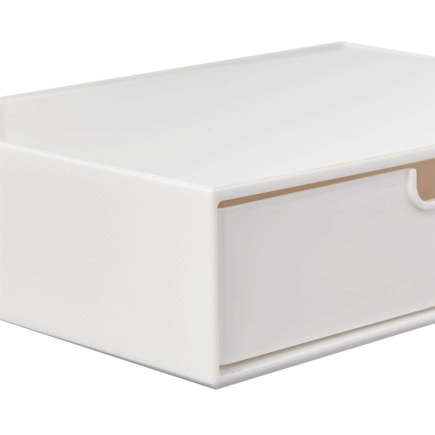 STORi STAX Plastic Stackable Organizer Drawer in solid 12.5-inches Wide - Image 4