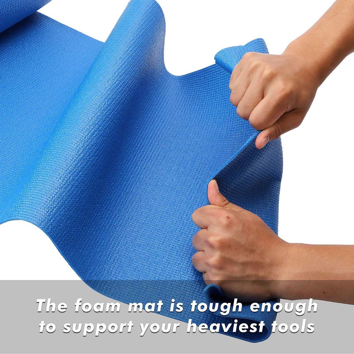 Casoman Professional Tool Box and Drawer Liner Easy Cut Non-Slip Foam Rubber Toolbox Drawer Liner Mat - Image 4