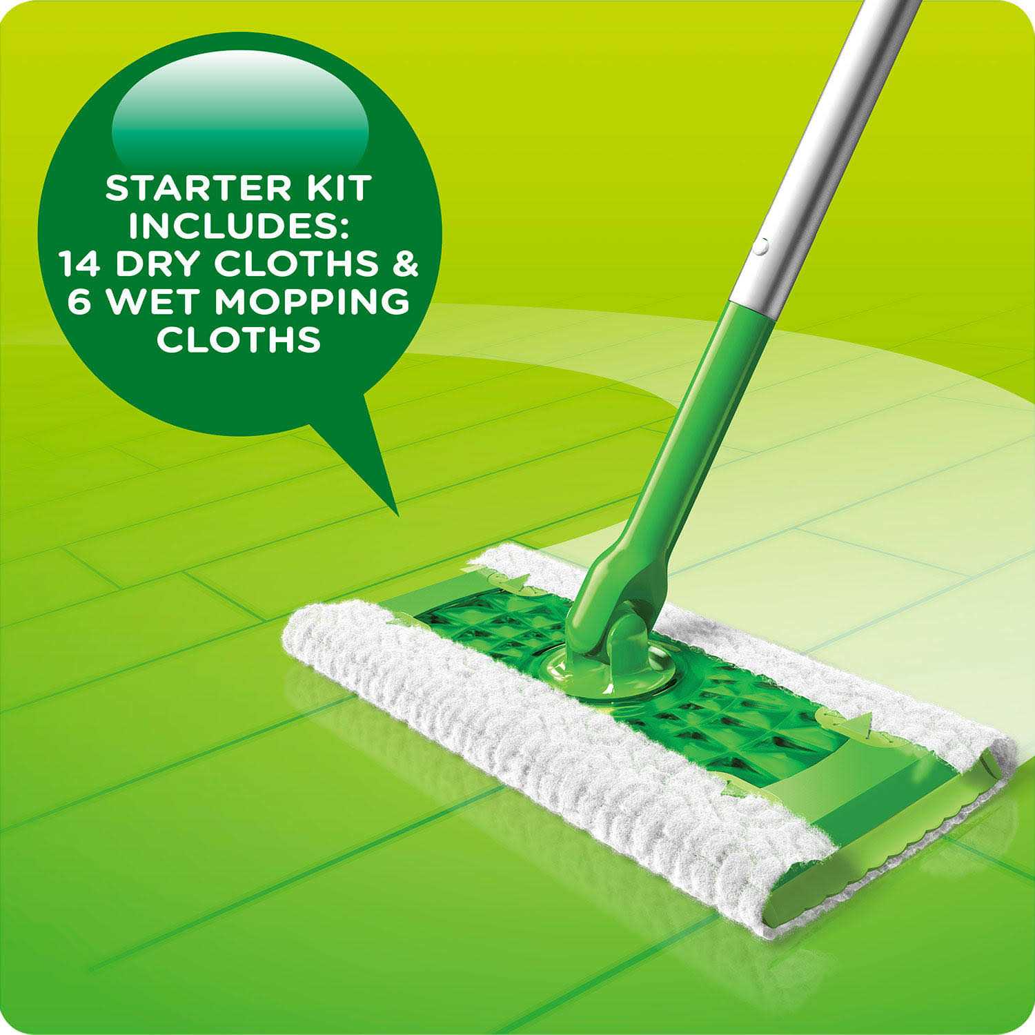 Swiffer Dry + Wet Sweeper Sweeping Kit - Image 4