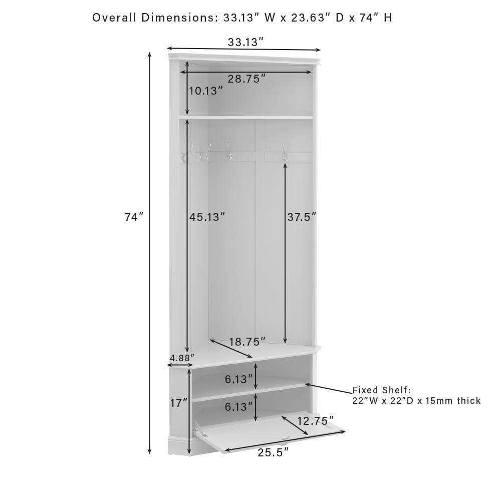 Crosley Ellison Corner Hall Tree - Image 3