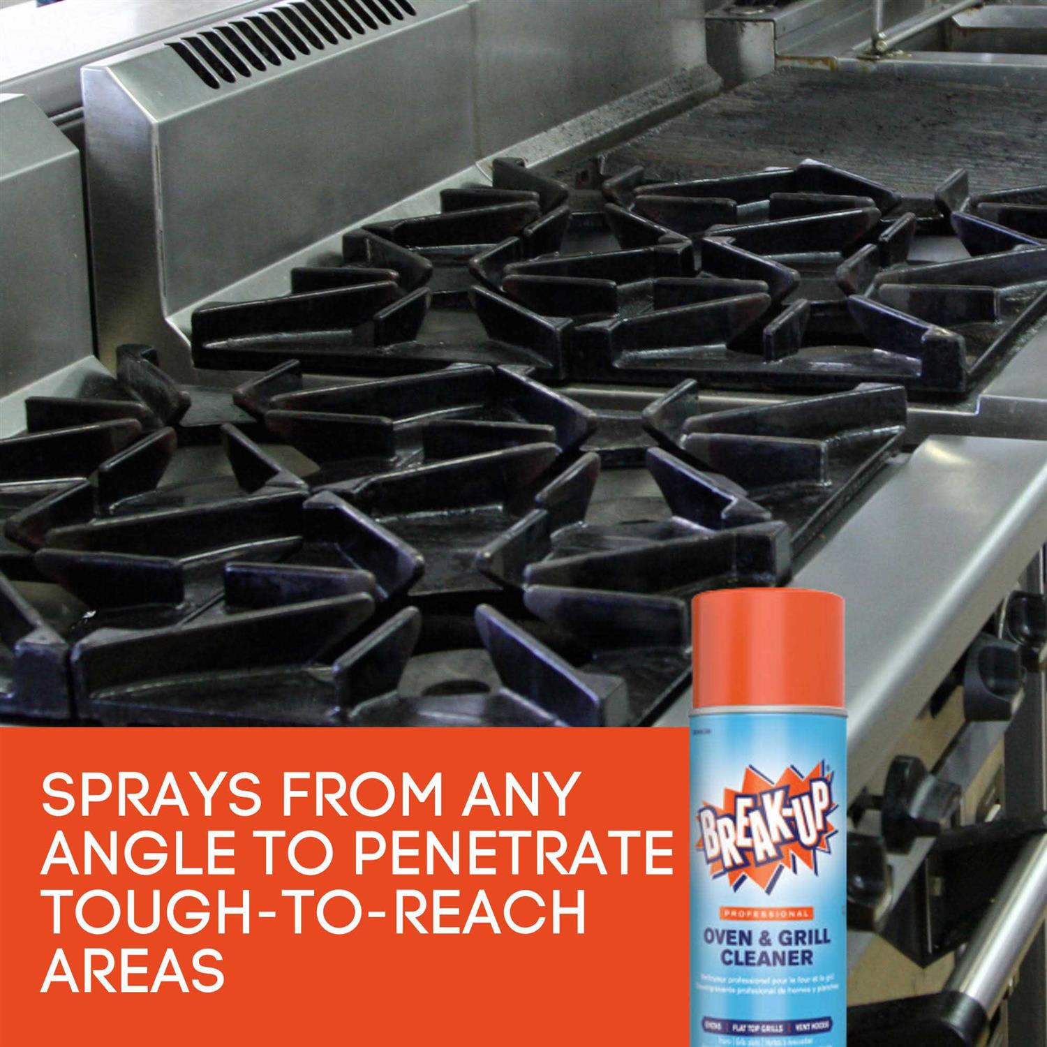 Diversey Break-Up Oven and Grill Cleaner, Aerosol - 19 oz stick - Image 5