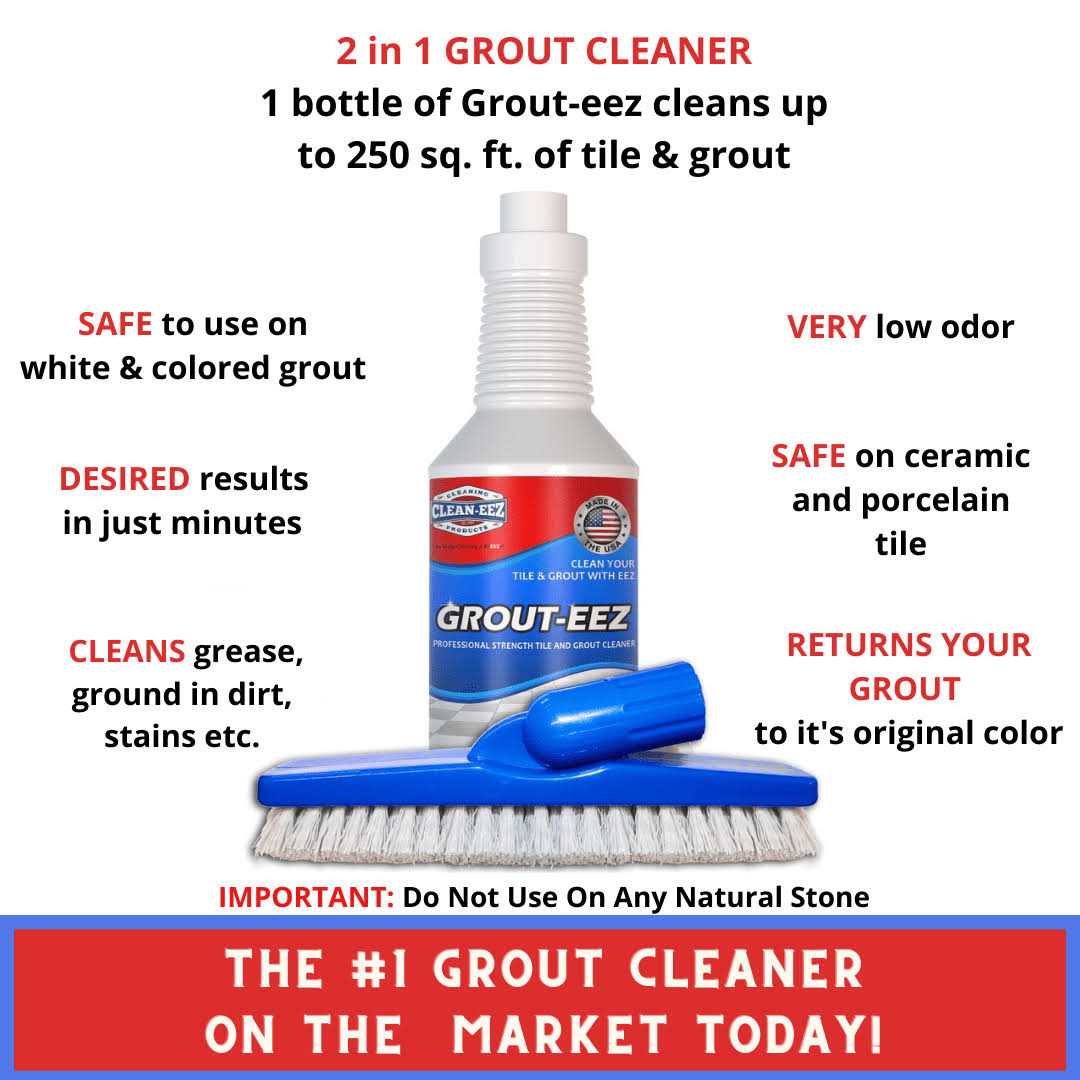 Clean-eez Cleaning Products Clean-eez Grout Cleaner with Free Stand-Up Brush - Image 4