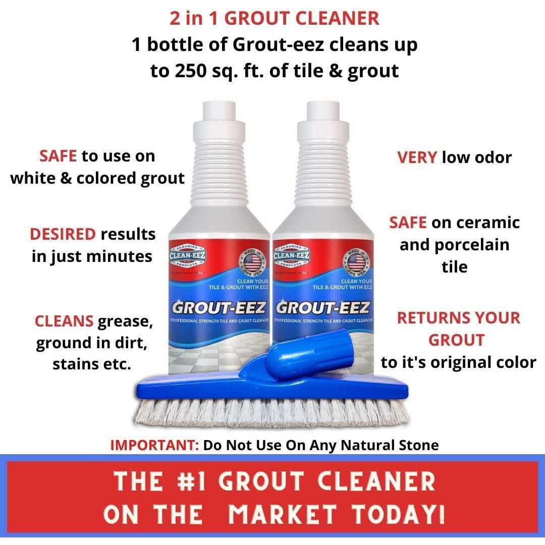 Clean-eez Cleaning Products Clean-eez Grout Cleaner with Free Stand-Up Brush - Image 4