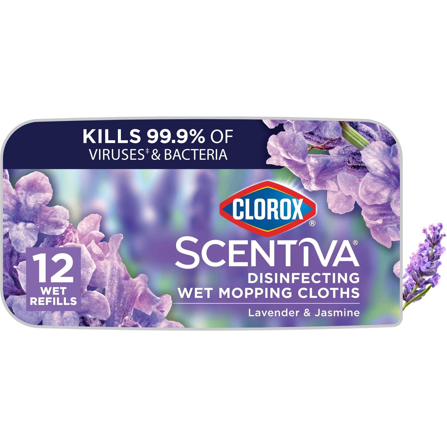 Clorox Scentiva Disinfecting Wet Mopping Cloths - Image 4
