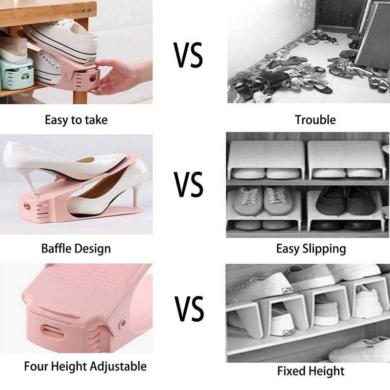 Risetex Shoe Slots Organizer 24 Pack Shoe Stackers for a Pair of Shoe - Image 4