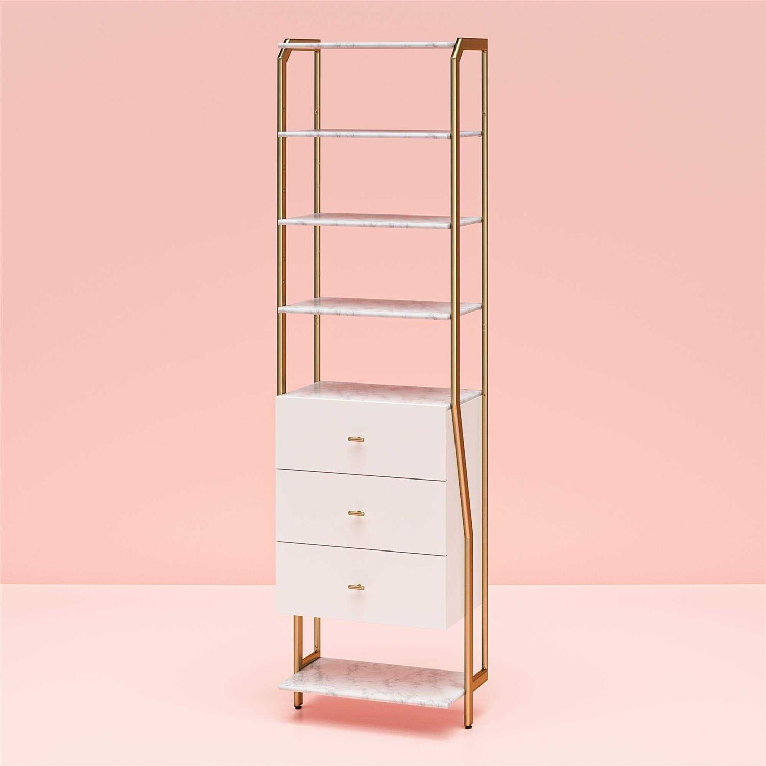 CosmoLiving by Cosmopolitan Gwyneth Closet Shelves - Image 5