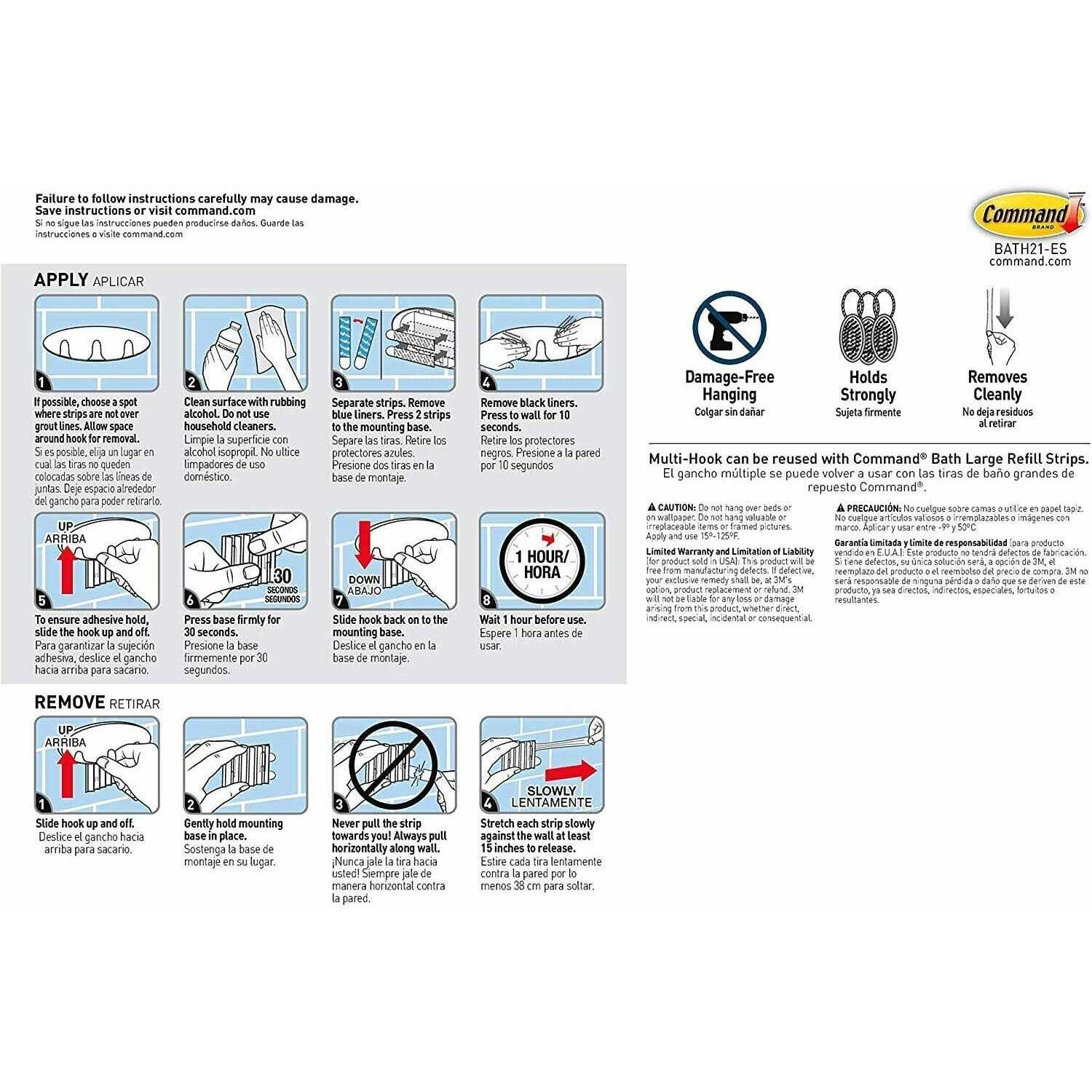 Command Bath Multi-Hook - Image 4