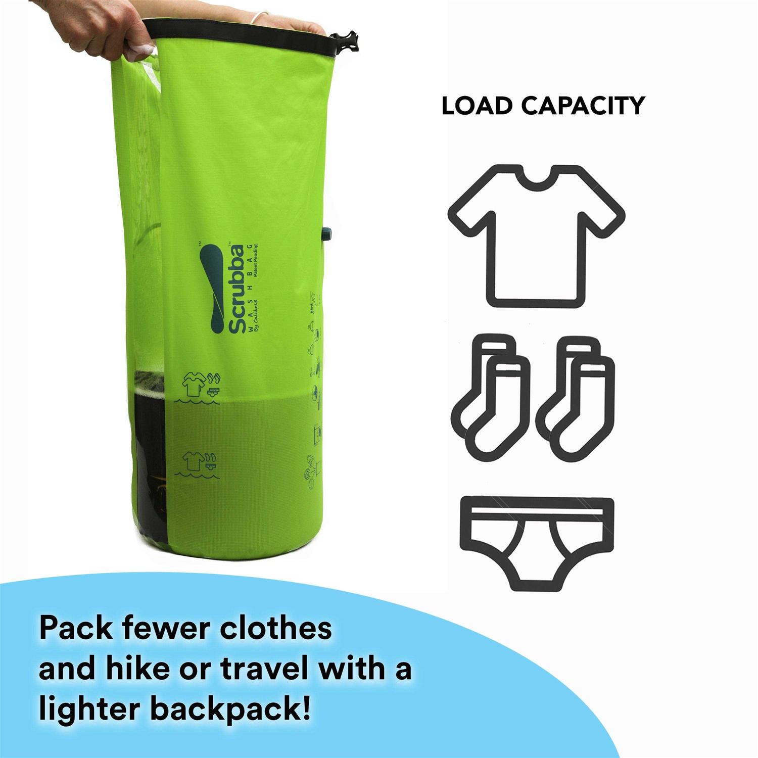 Scrubba Portable Wash Bag Foldable Hand Washing Machine for Hotel and Travel - Image 4