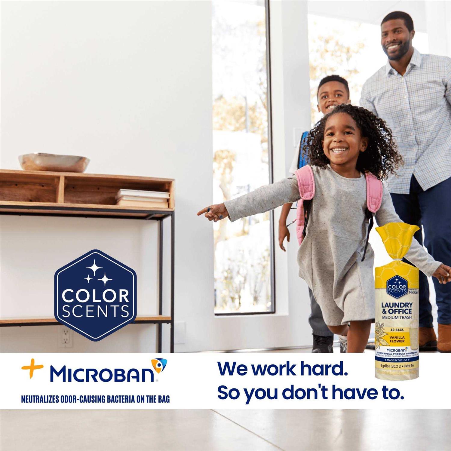 Color Scents Microban Small Trash Twist Tie Bags - Image 4