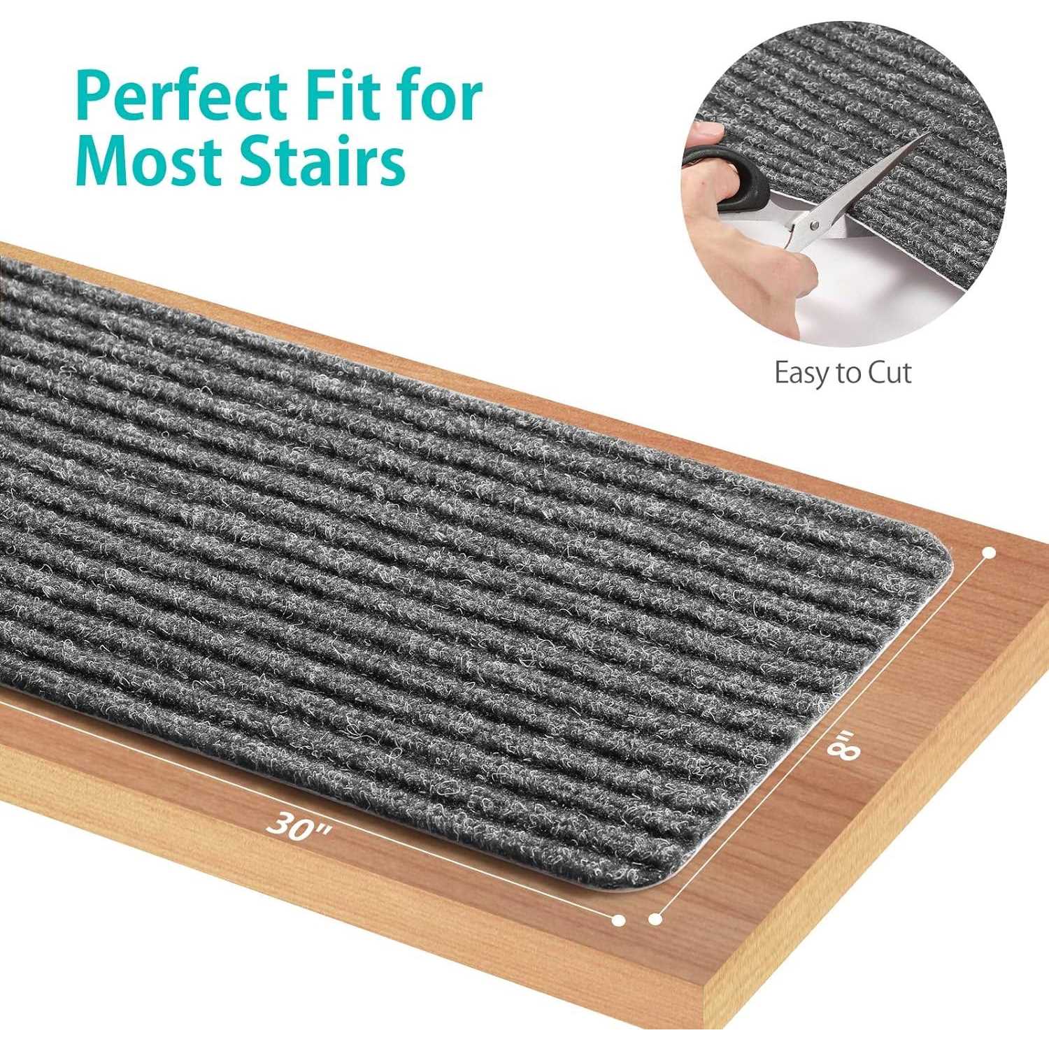 ToStair Non-Slip Stair Treads for Wooden Steps,8 X 30 - Image 3