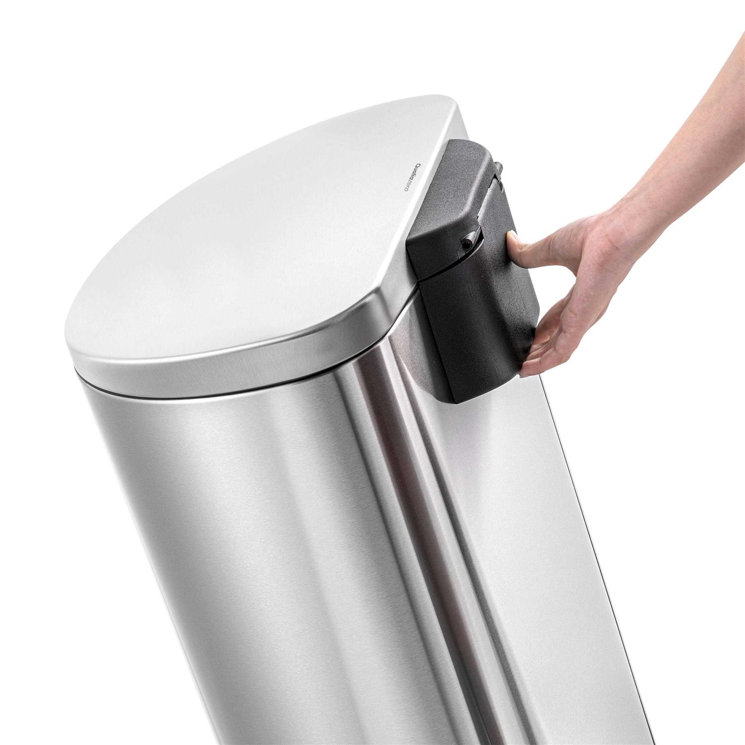 Stainless Steel 13.2 Gallon Step On Trash Can Qualiazero - Image 3