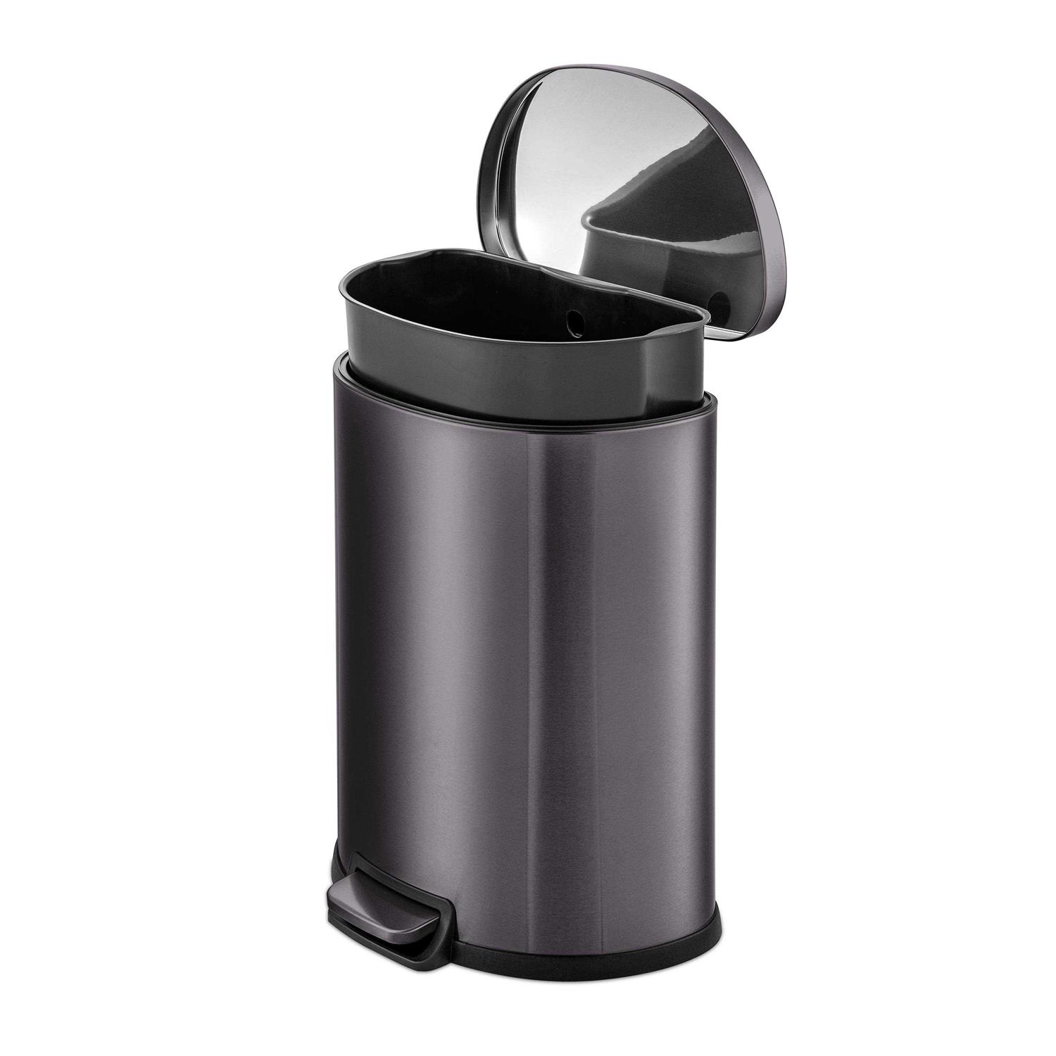 Stainless Steel 13.2 Gallon Step On Trash Can Qualiazero - Image 5