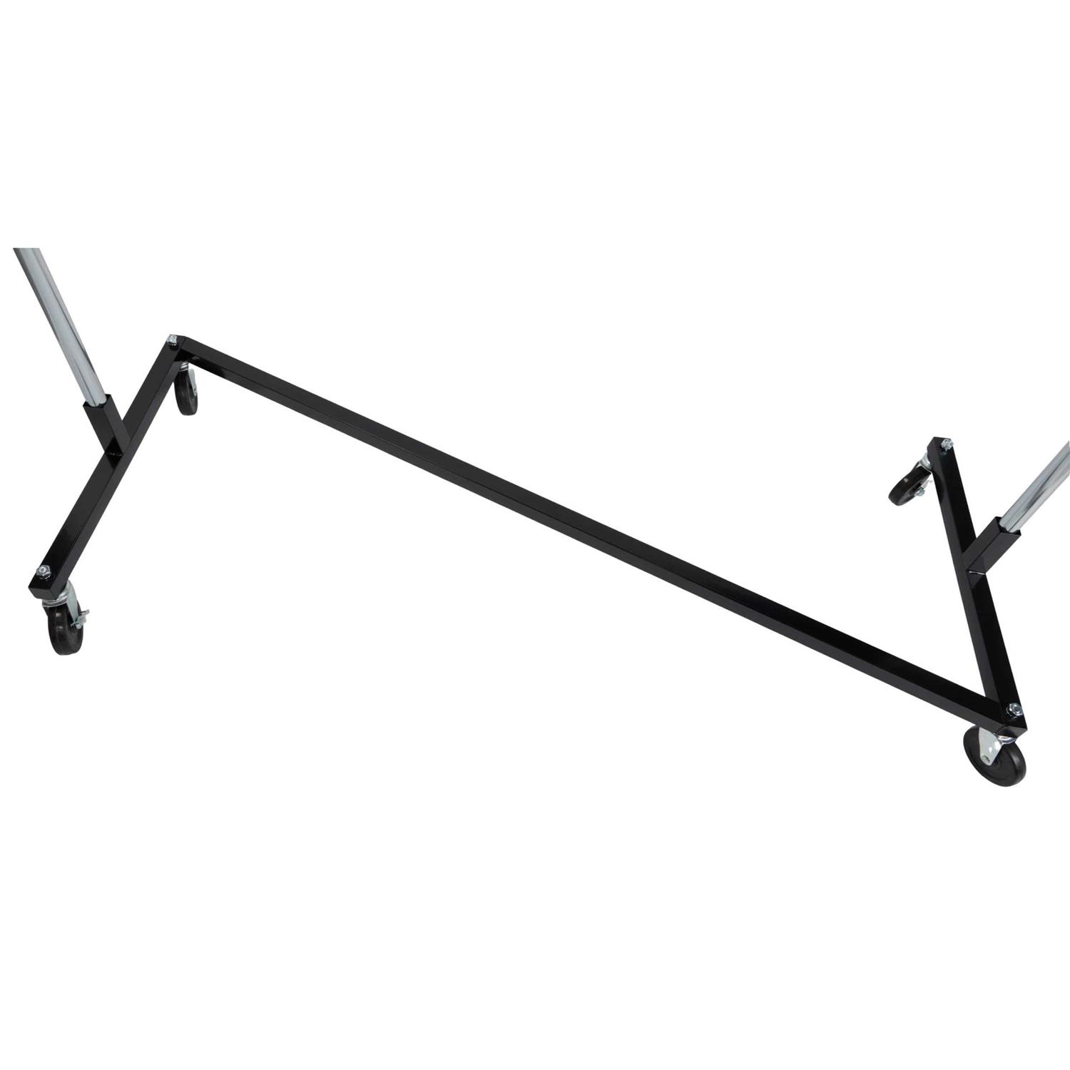 SSWBasics Single Rail Z-Truck Clothing Rack 63''W x 24''D x 68''H - Image 4