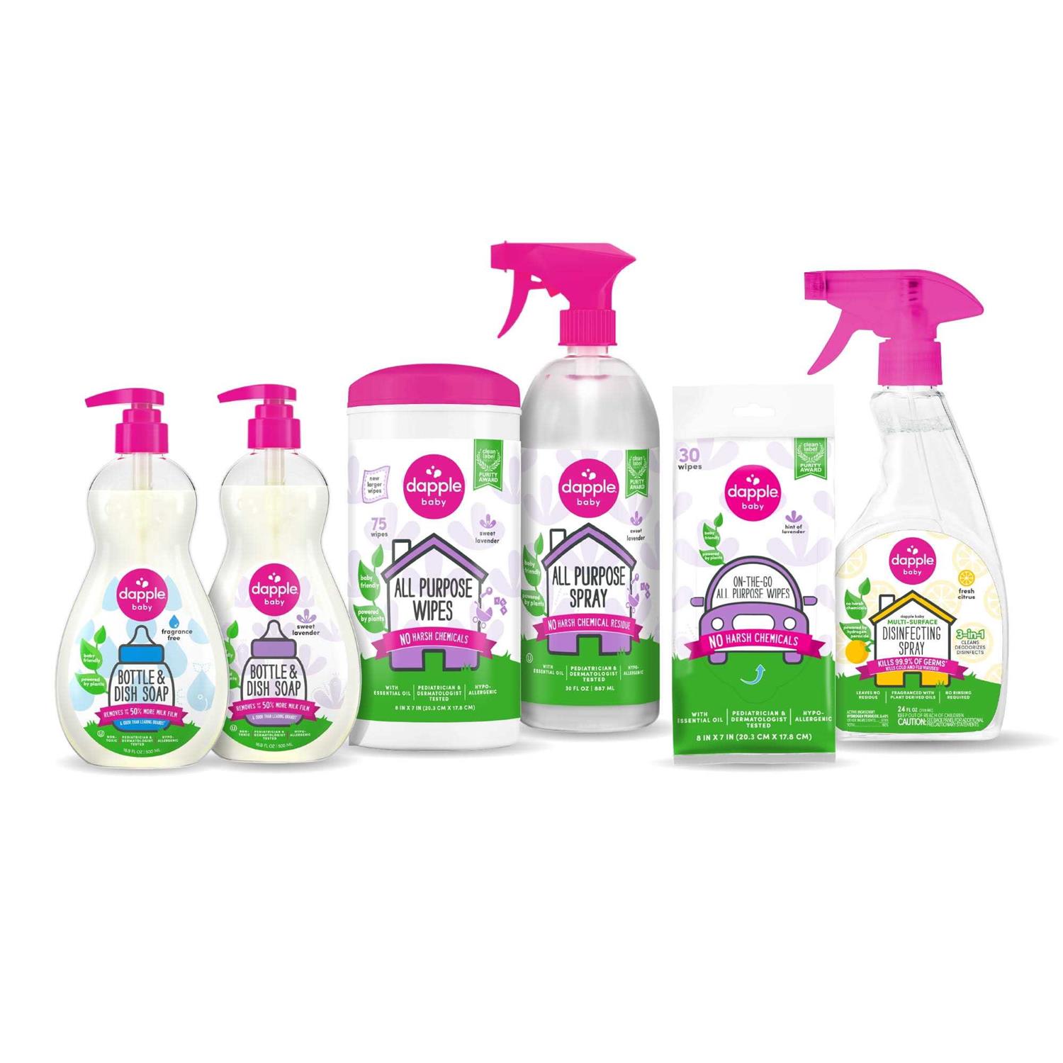 Dapple Baby All Purpose Lavender Hypoallergenic Wipes - Image 3