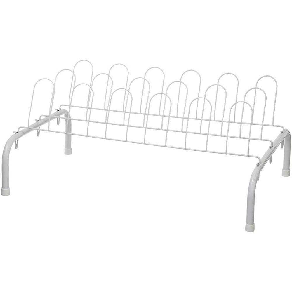 ClosetMaid Lightweight 9 Pair Freestanding Shoe Rack Organizer - Image 3