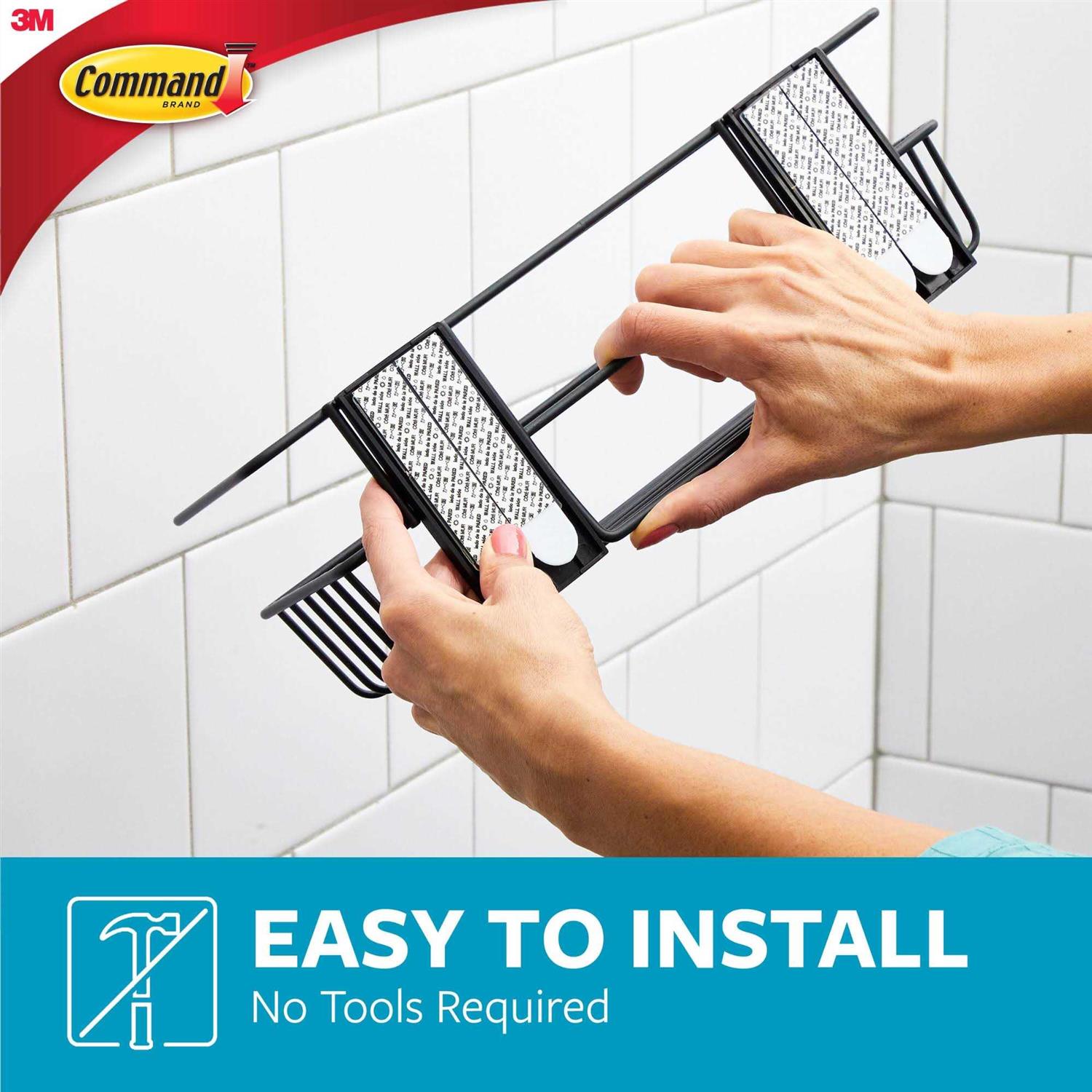 Command Shower Caddy Satin Nickel - Image 5