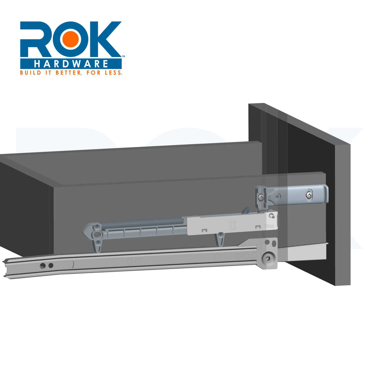 Rok 10 Pack Soft Close Cabinet Drawer Damper / Adapter for Wood Drawers - Image 3