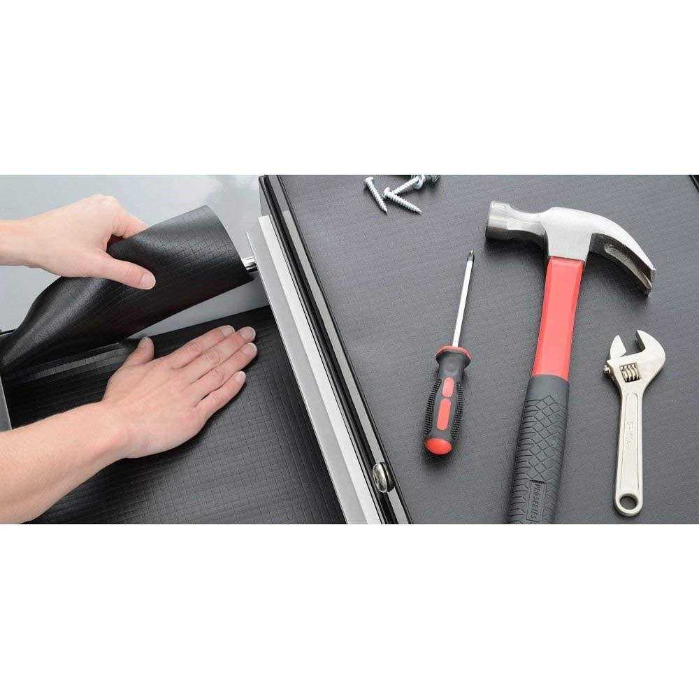 Con-Tact Zip-N-Fit 18 in. x 4 ft Perforated Solid Grip Non-Adhesive Drawer and Shelf Liner - Image 4