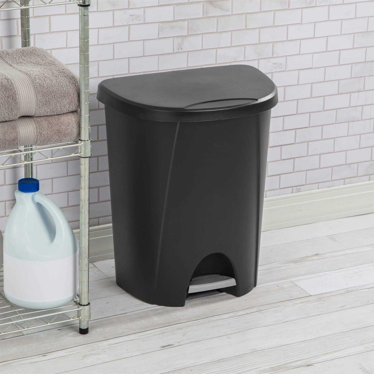 Sterilite Step Wastebasket - Image 5