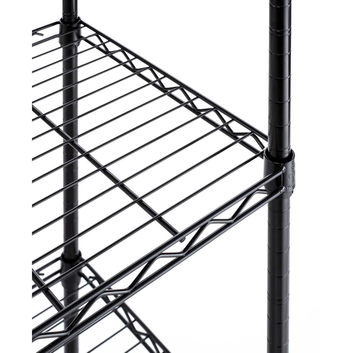Seville Classics 5-Tier Steel Wire Shelving - Image 4