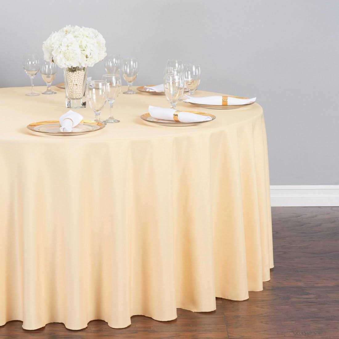 Linentablecloth Round Polyester Tablecloth - Image 5
