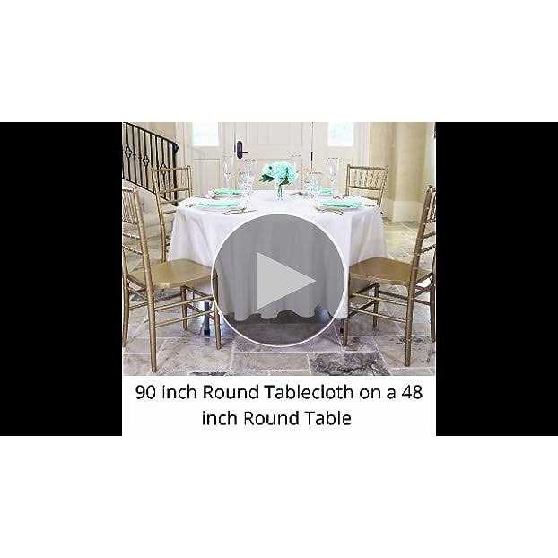 Linentablecloth Round Polyester Tablecloth - Image 5