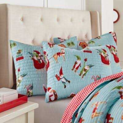 Levtex Merry Bright Holly Jolly Quilted Sham - Image 4