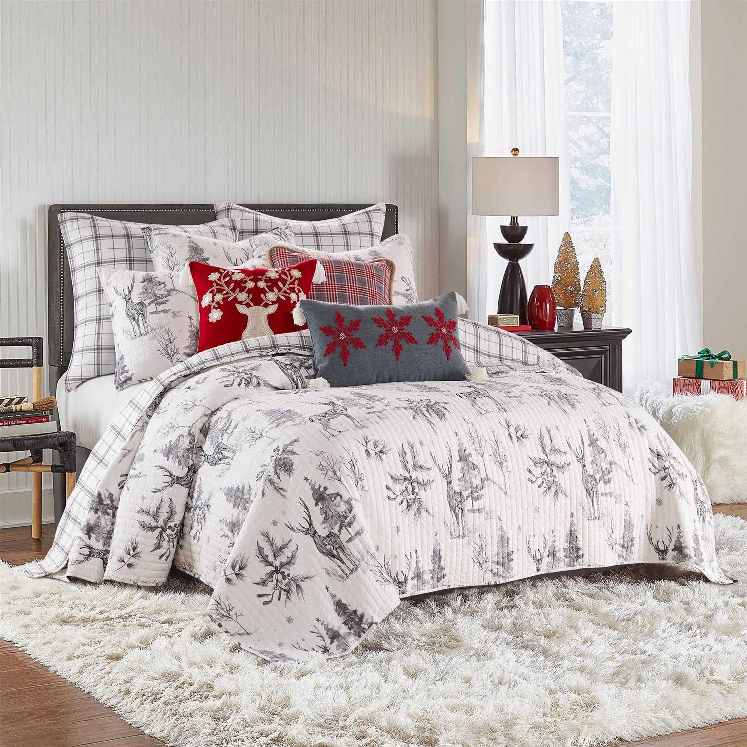 Levtex Villa Lugano Sleigh Bells Quilt - Image 3