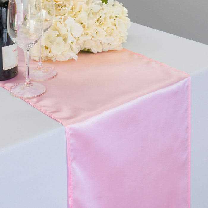 Linentablecloth 14 x 108-Inch Satin Table Runner - Image 3