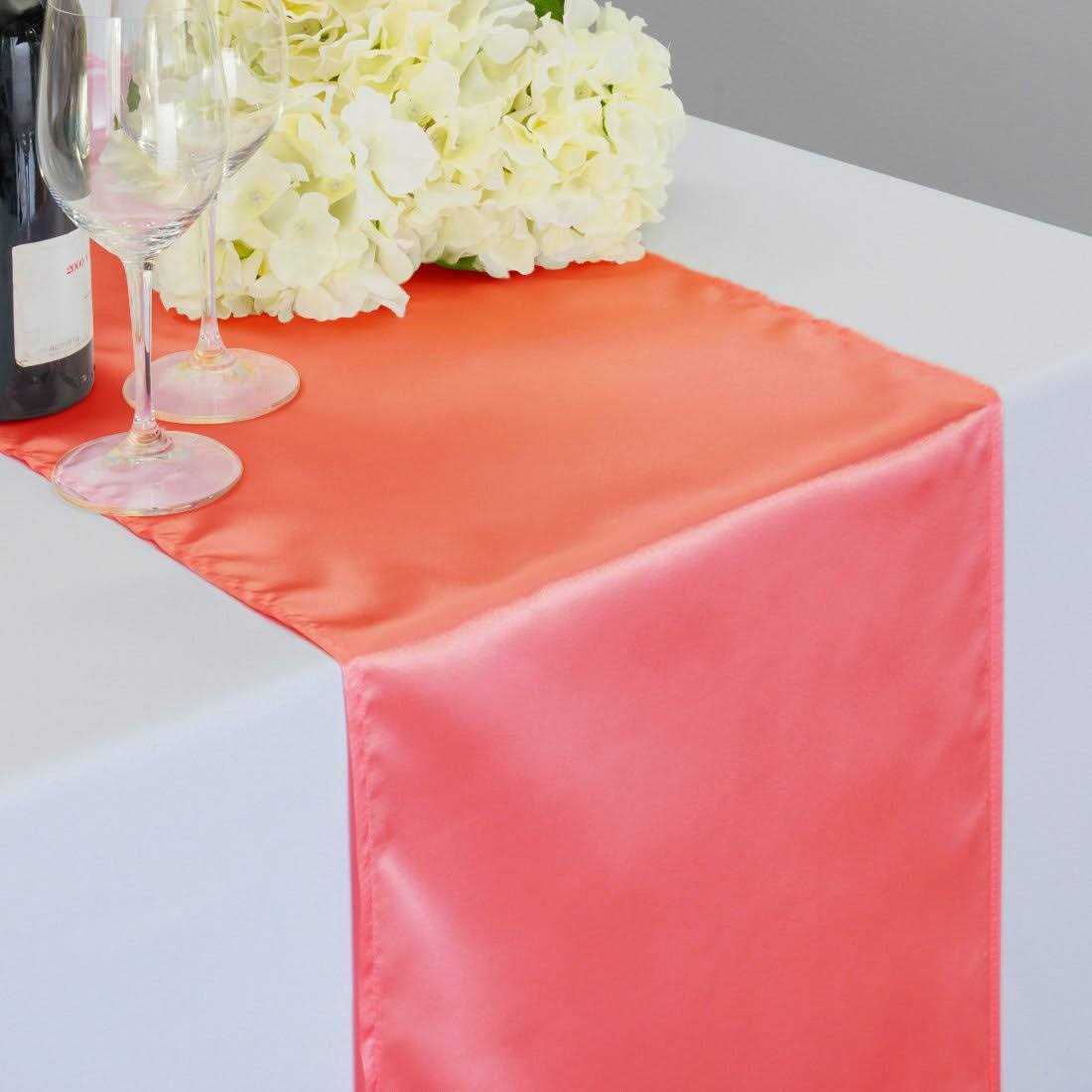 Linentablecloth 14 x 108-Inch Satin Table Runner - Image 4
