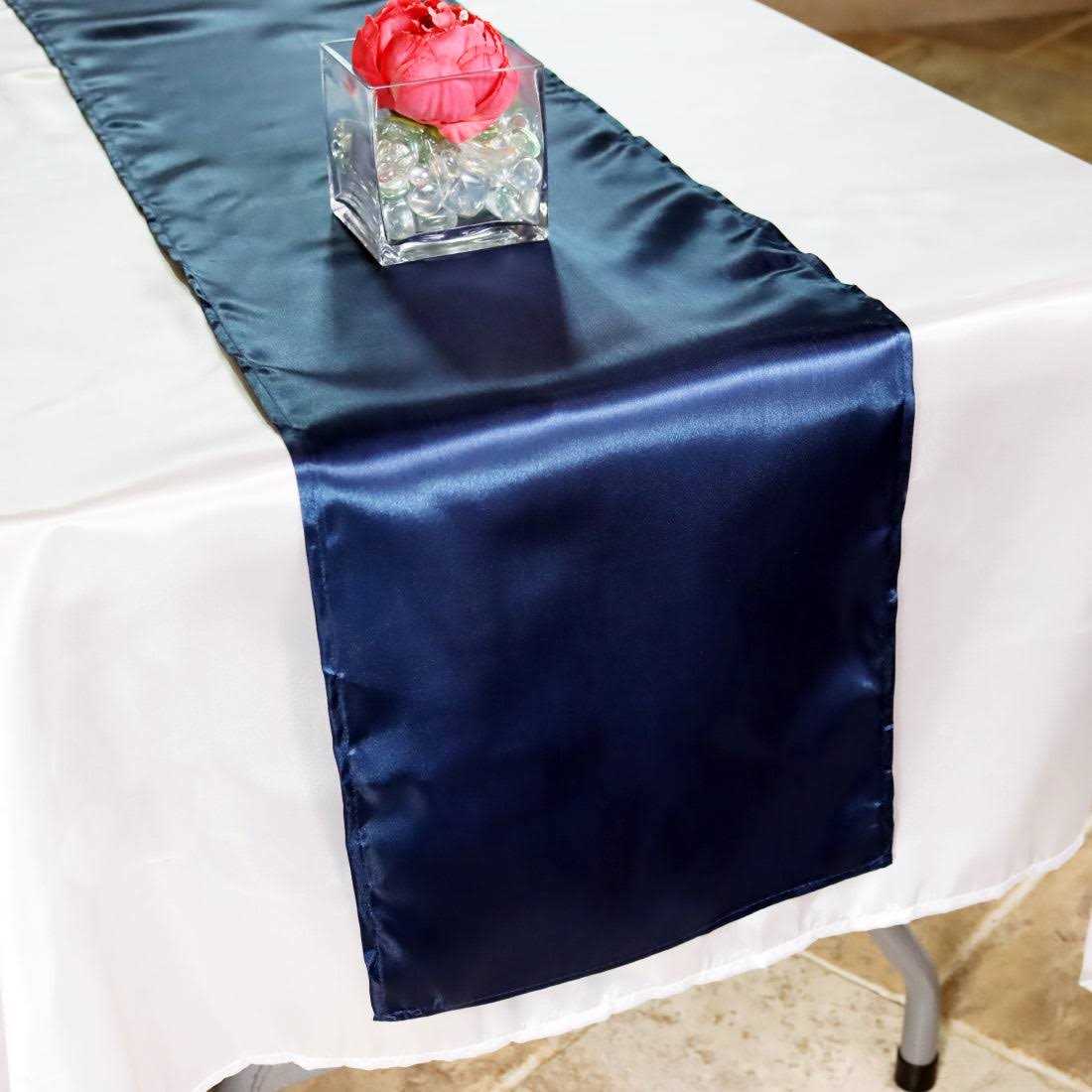Linentablecloth 14 x 108-Inch Satin Table Runner - Image 5