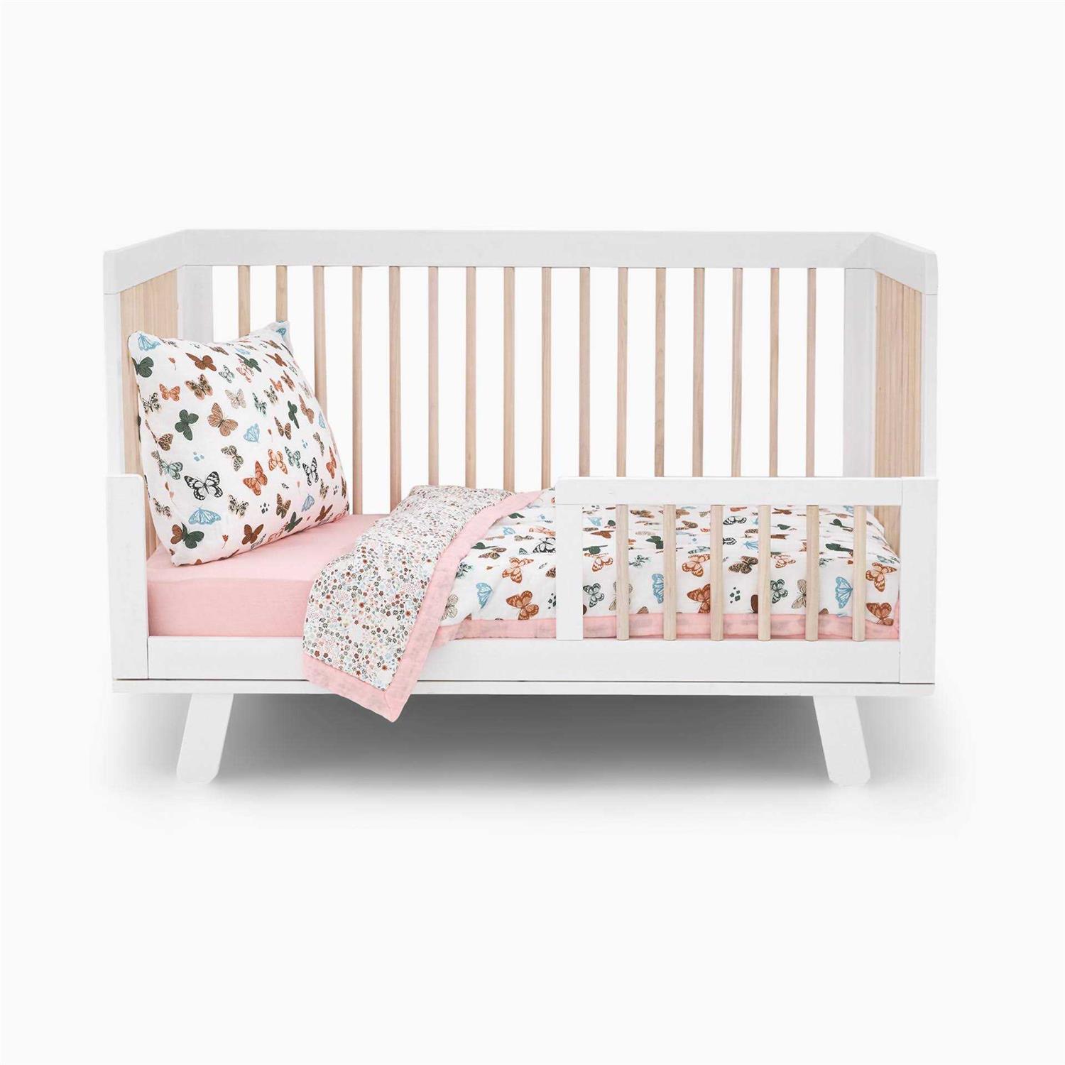 Little Unicorn Cotton Muslin Toddler Bedding 3 Piece Set - Image 4
