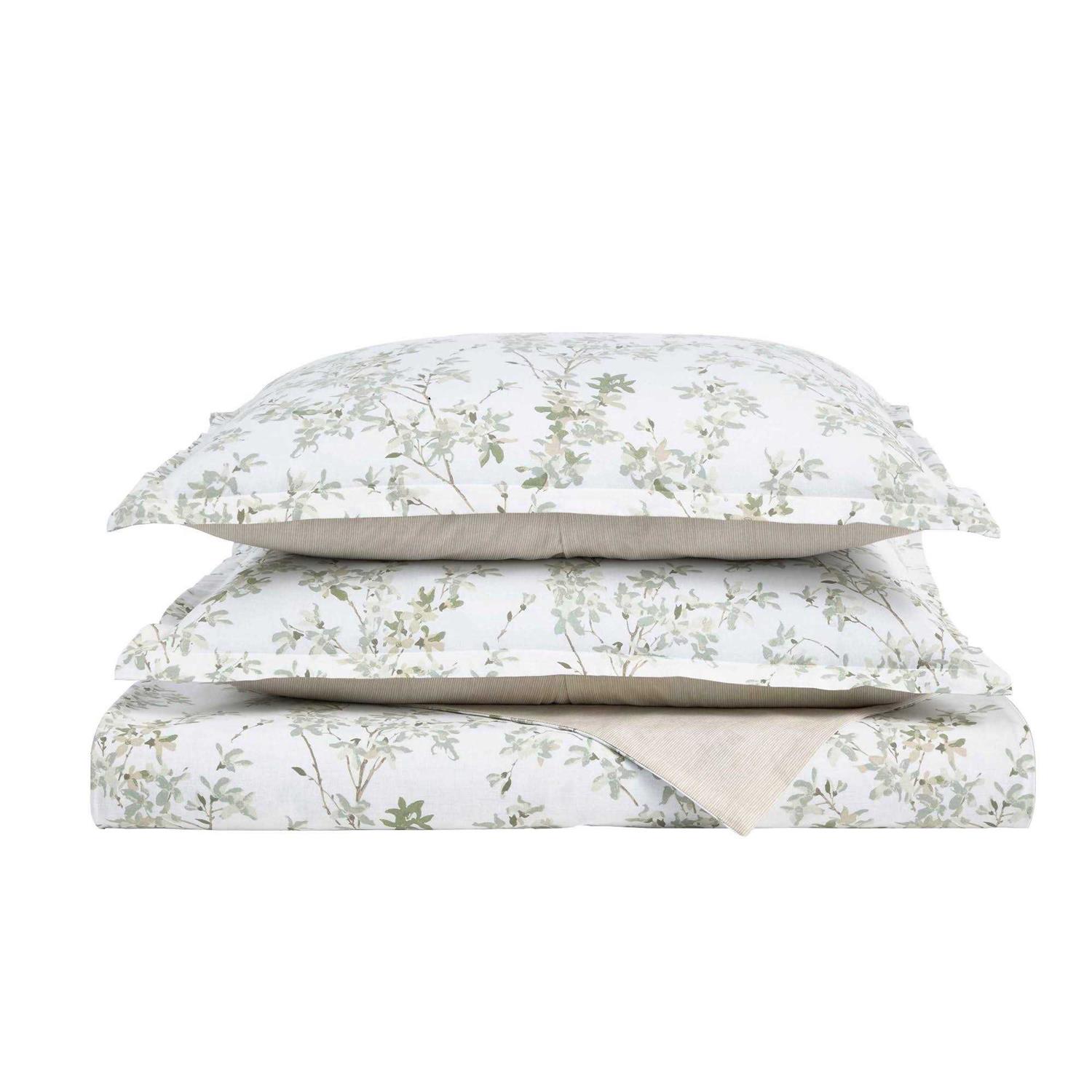 Lindy Green Cotton Reversible Duvet Cover Set Laura Ashley - Image 4