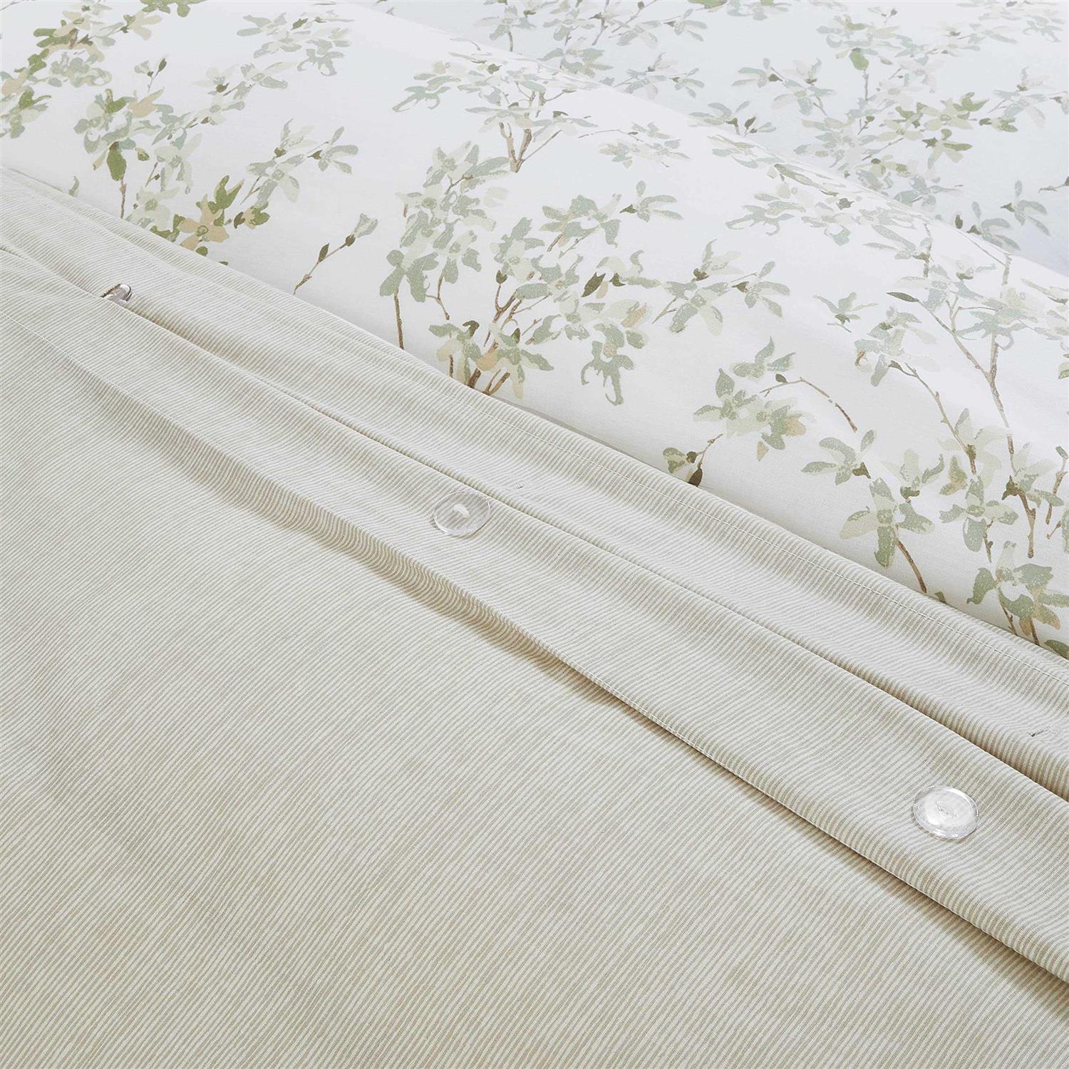 Lindy Green Cotton Reversible Duvet Cover Set Laura Ashley - Image 4