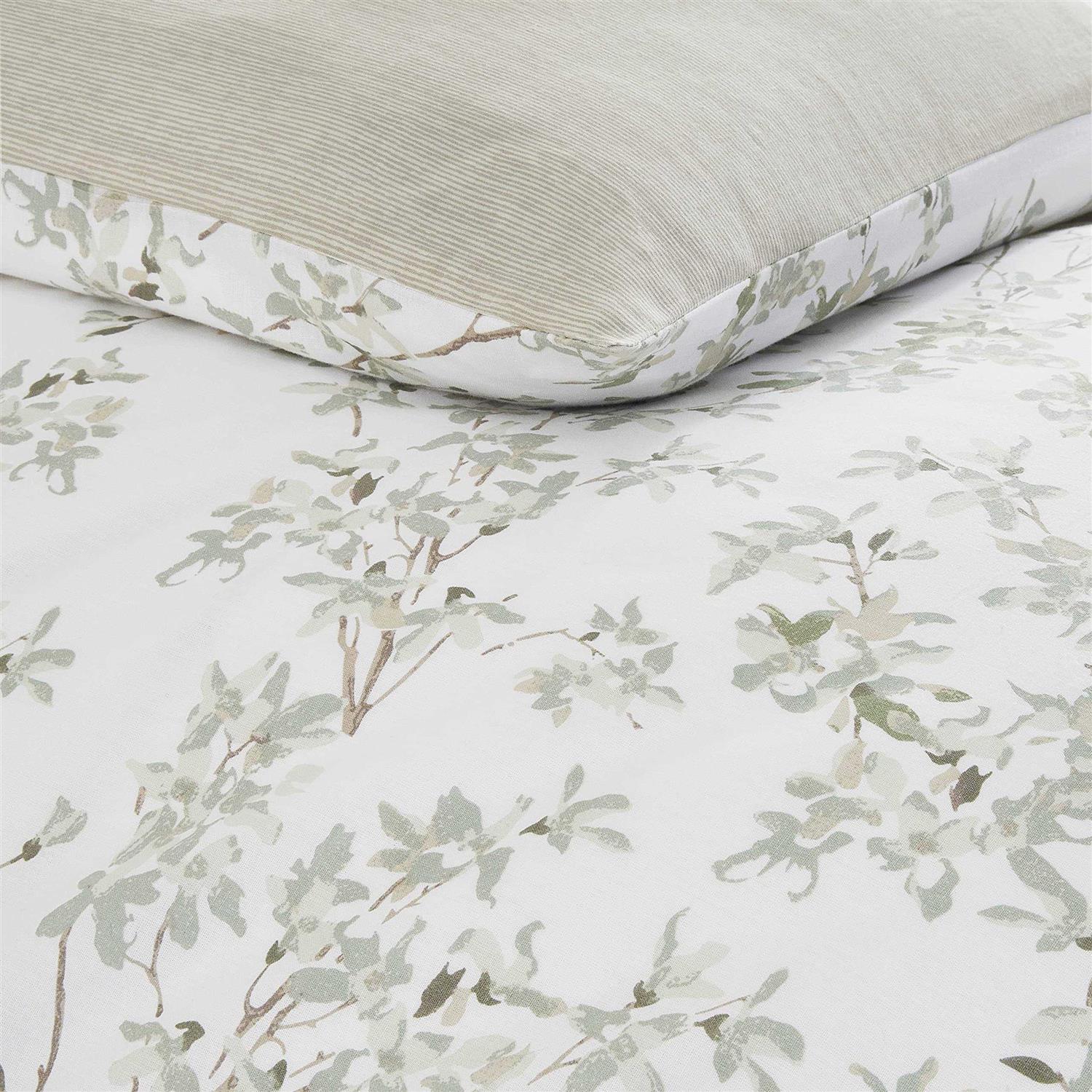 Lindy Green Cotton Reversible Duvet Cover Set Laura Ashley - Image 5