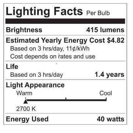 GE A15 Appliance Light Bulb, Clear, 40 Watt - Image 4