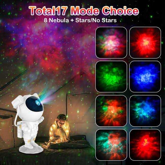 Galaxy Star Projector LED Night Light Starry Sky Astronaut Porjectors Lamp - Image 4