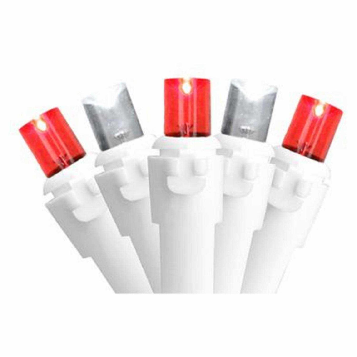 Northlight 50 White LED Wide Angle Christmas Lights - Image 3