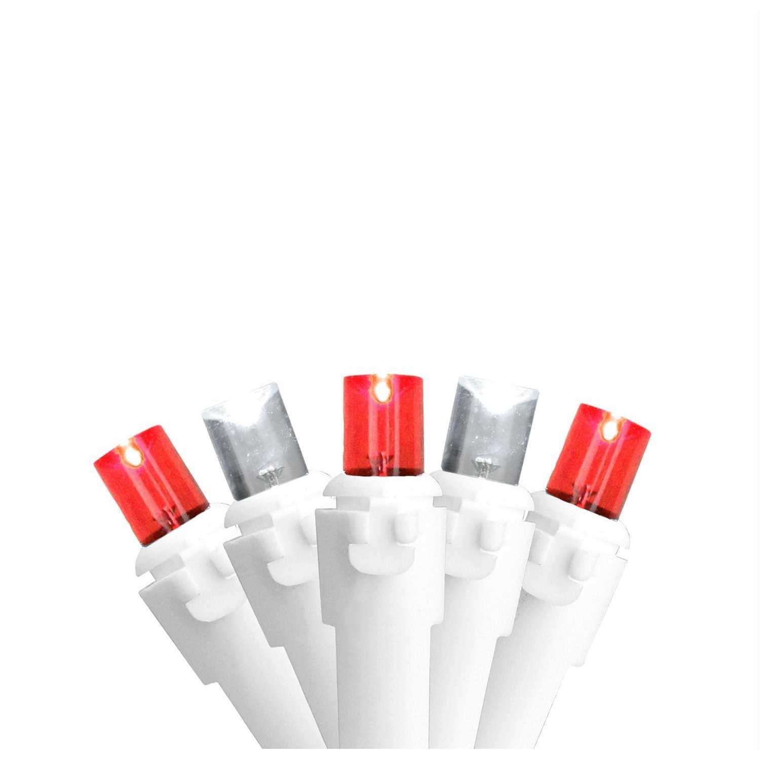 Northlight 50 White LED Wide Angle Christmas Lights - Image 4