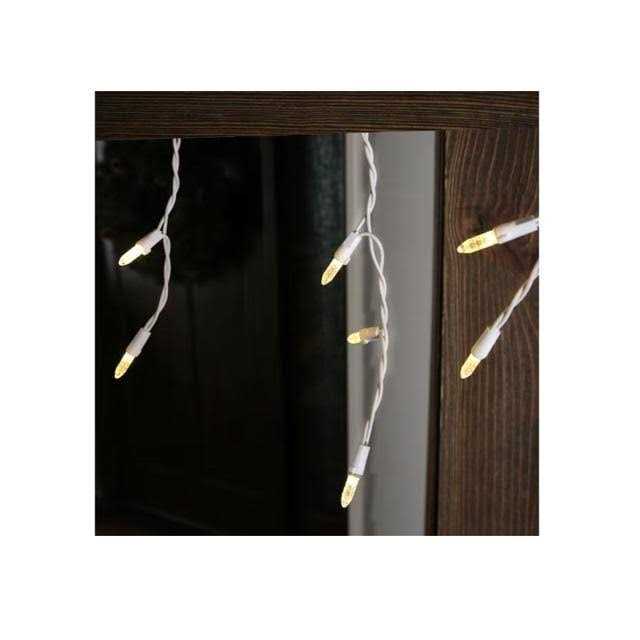 GE StayBright 100-Count Sparkling White Mini LED Plug-In Christmas Icicle Lights - Image 5