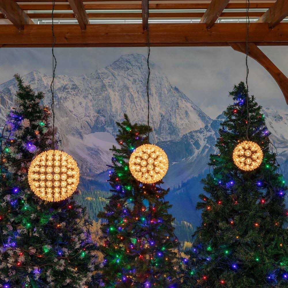 Novelty Lights Outdoor Christmas Starlight Sphere Hanging Light Ball - Image 4
