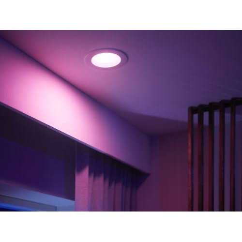 Philips Hue White & Color Ambiance BR30 Bluetooth Smart LED Bulb - Image 4