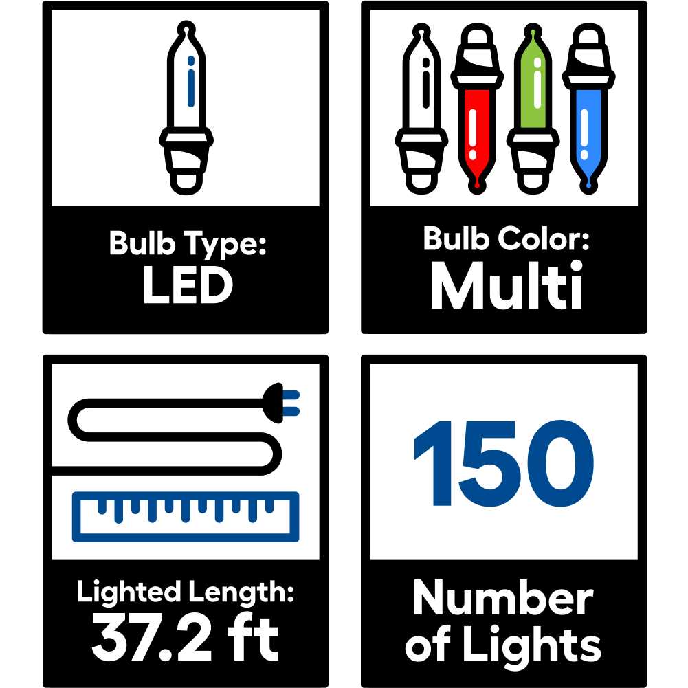 GE Multi StayBright LED C-5 Lights - Image 3