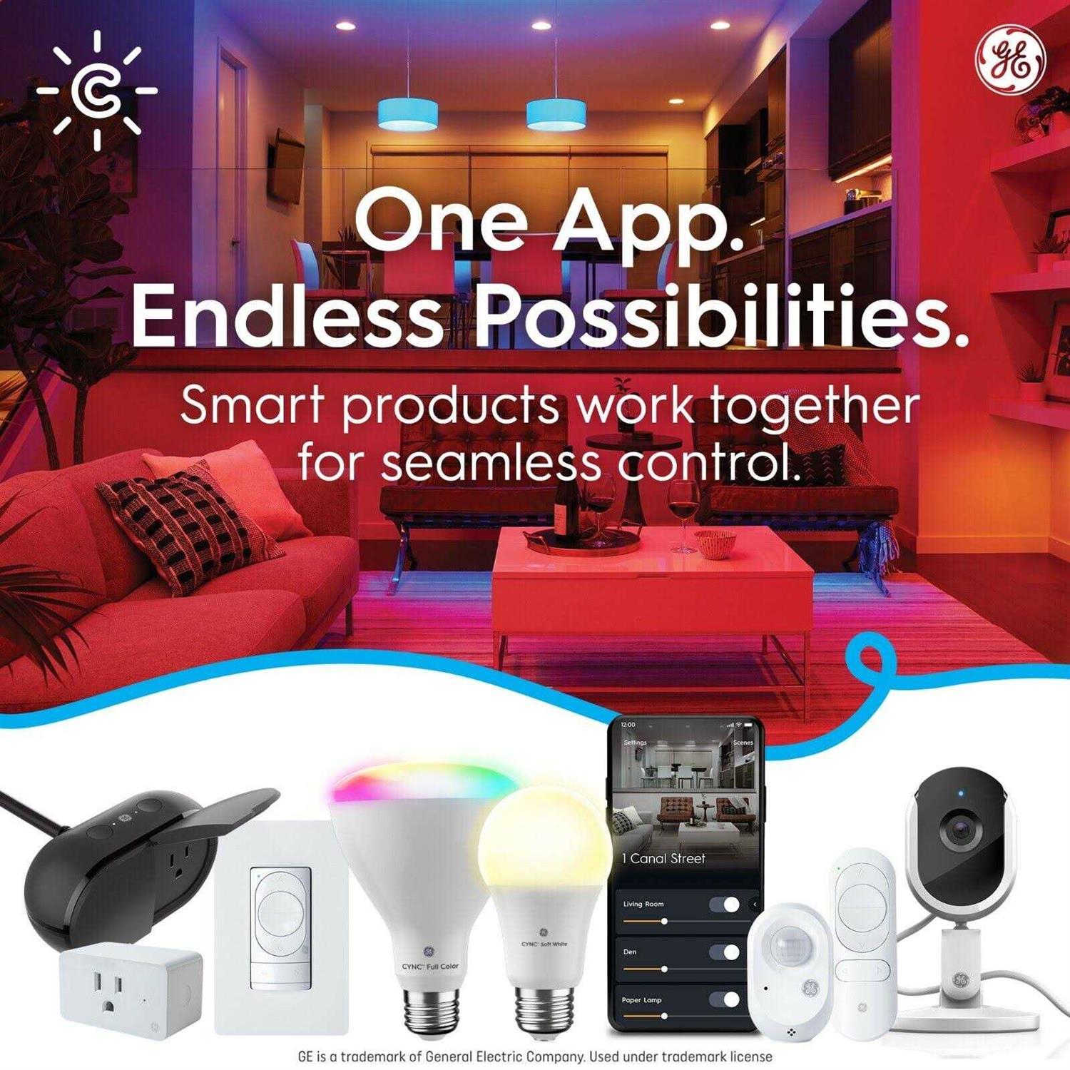 GE Cync Full Color Direct Connect Smart Bulbs - Image 3