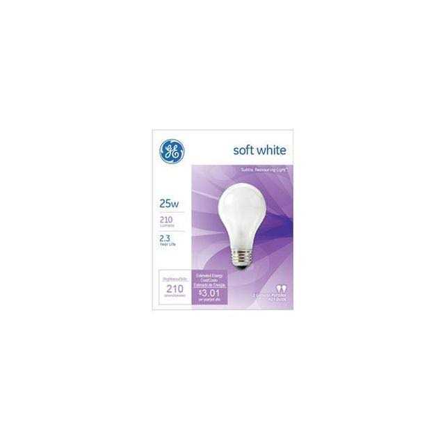 GE General Purpose Light Bulbs, Soft White, 25W - 2 pack - Image 3